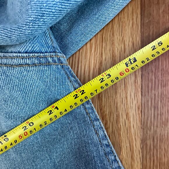 Womens Oversized Light Blue Denim Jean Jacket Size XXL - Picture 5 of 5